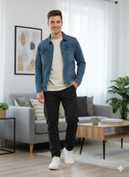 6 Pocket Black Trouser Men's