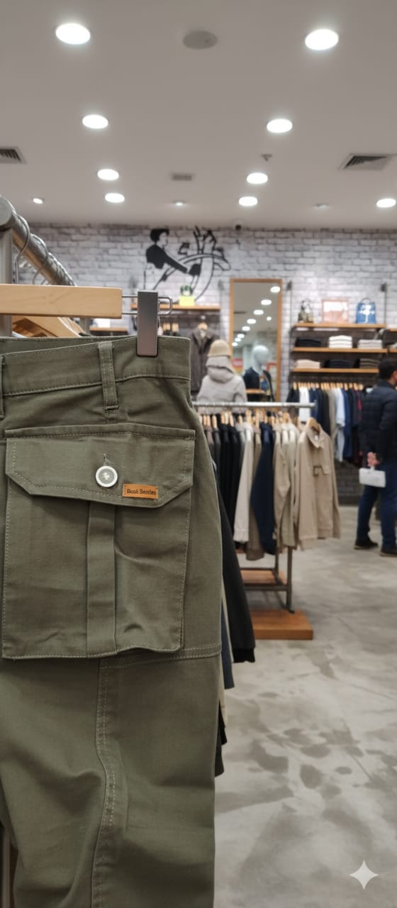 6 Pocket Mehndi Trouser Men's