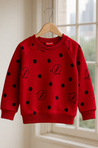 Hello Red Sweatshirt Boys
