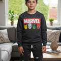 Marvel Charcoal Track-Suit Boys (R-157 N)