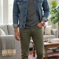 (Mehndi) Jeans Pant Men's