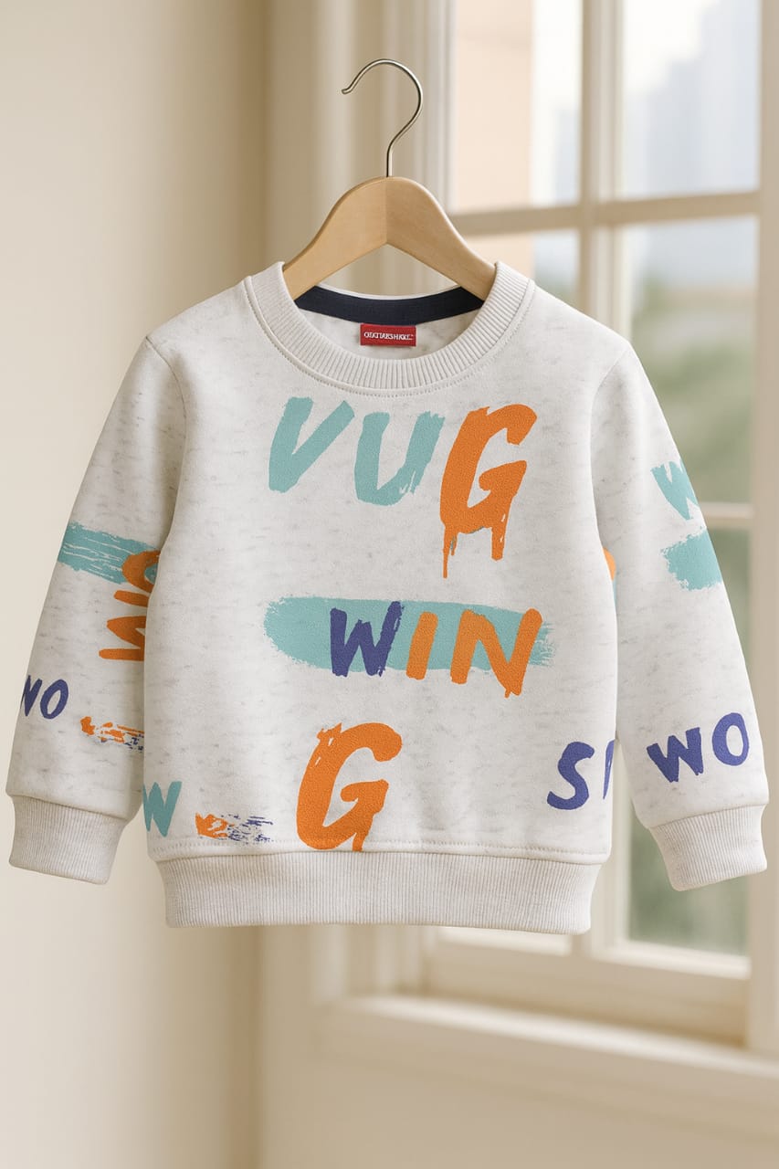 Win Oatmeal Sweatshirt Boys