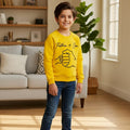Father Son Yellow Sweatshirt Boys ( R-407N )