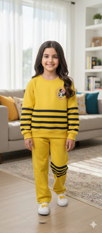 Let's Be Friend Yellow Track-suit Girls