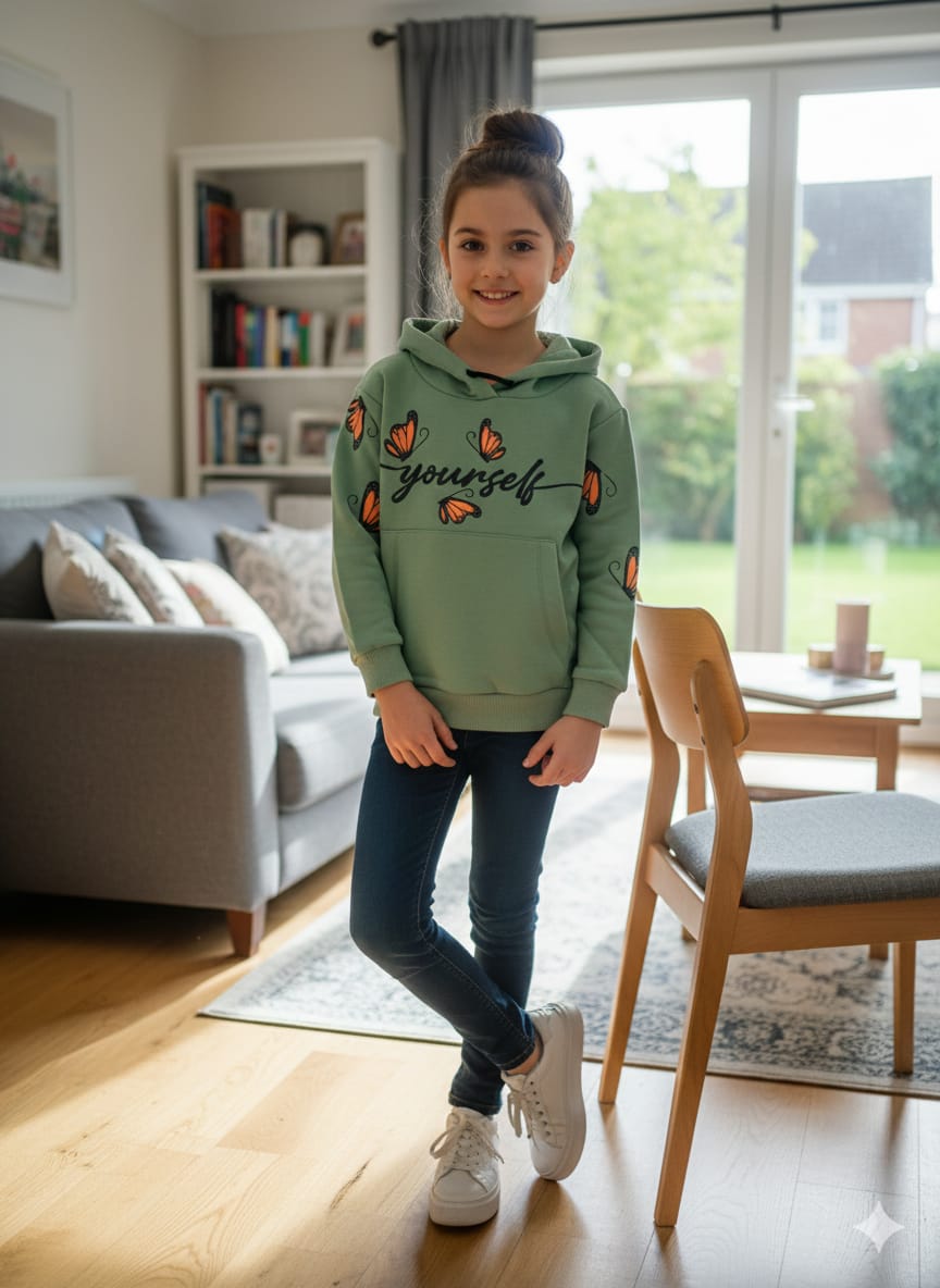 Yourself Mehndi Hoodies Girls ( Factory )