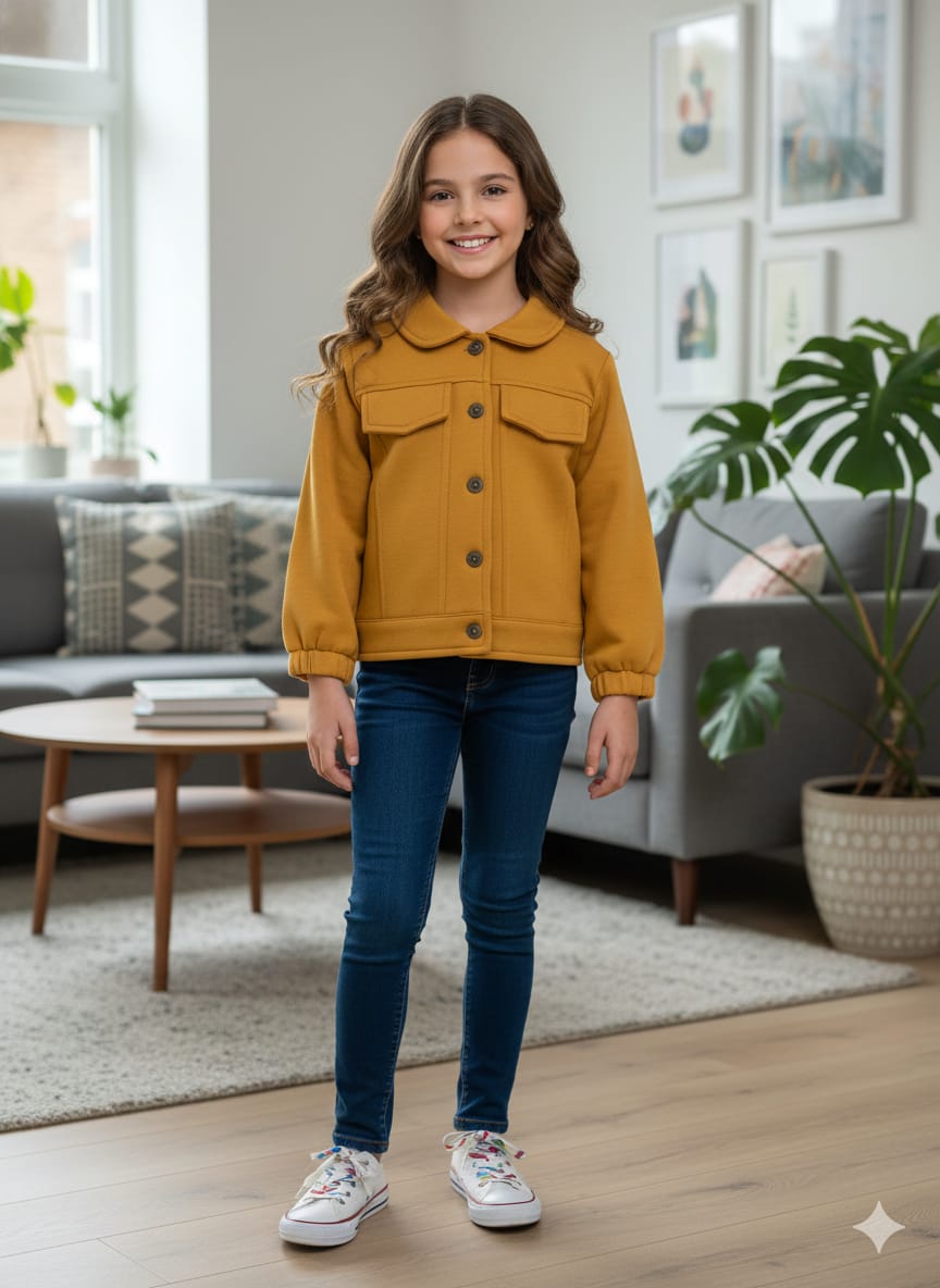 Two Pocket Copper Jacket Girls