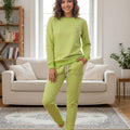 Flower Logo Lime Track Suit