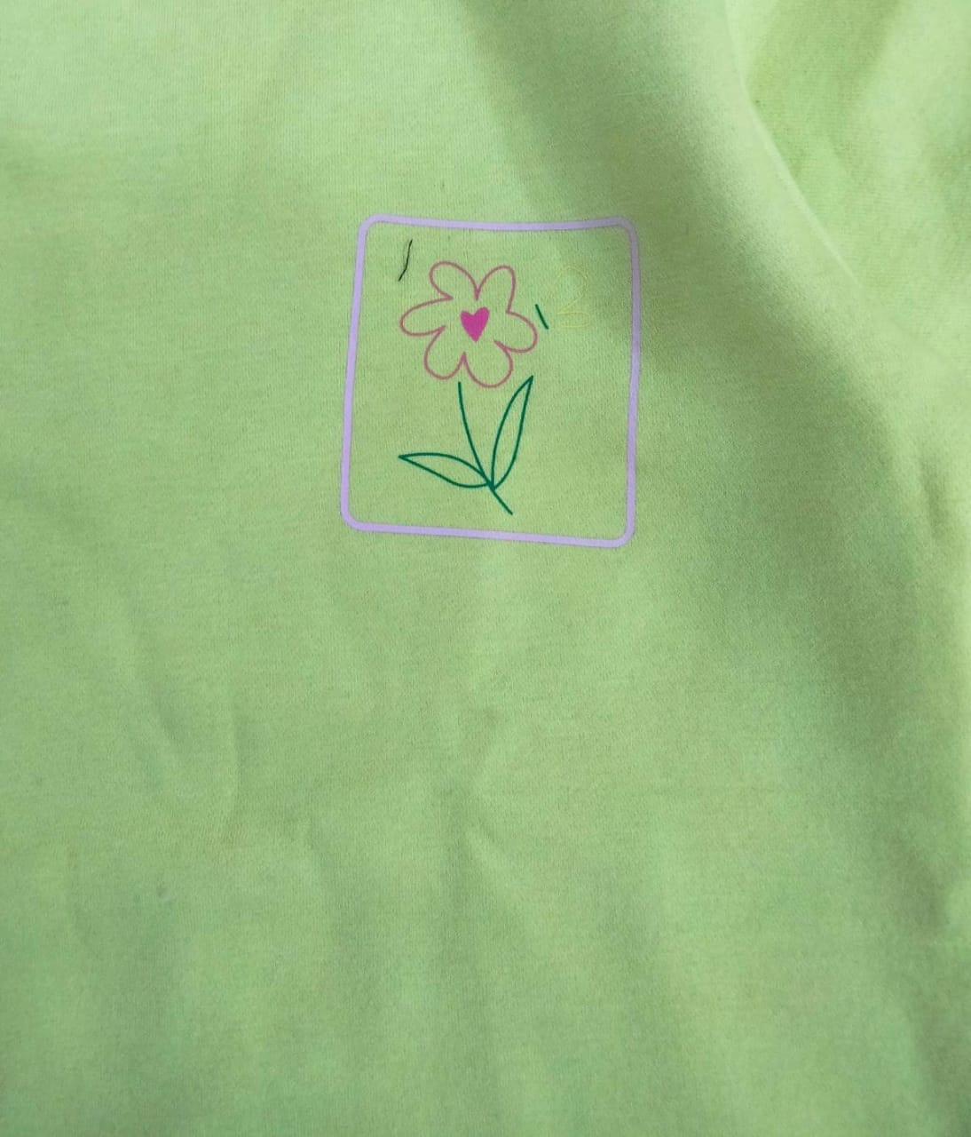Flower Logo Lime Track Suit
