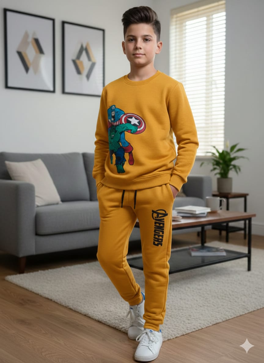 Avengers Mustred Track-suit Boys