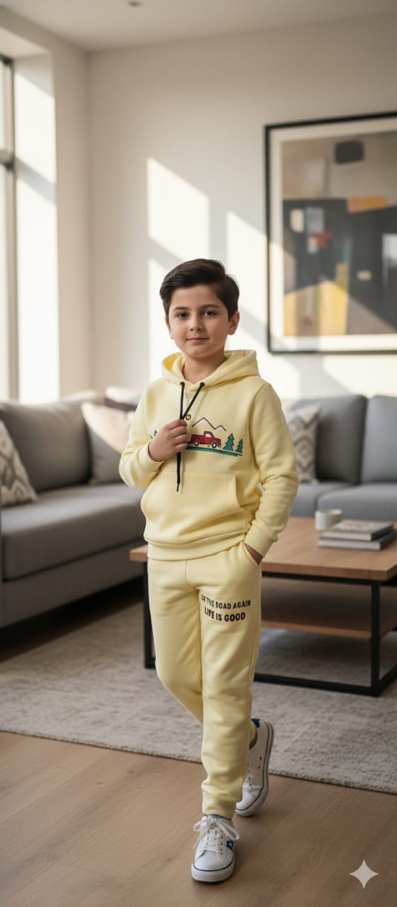 On The Road Lemon Hoodies Track-suit Boys