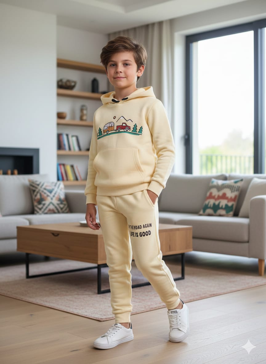 On The Road Lemon Hoodies Track-suit Boys