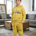 On The Road Yellow Hoodies Track-suit Boys ( R-58 ) Factory