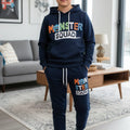Monster Navy Hoodies Track-suit Boys ( R-245 )