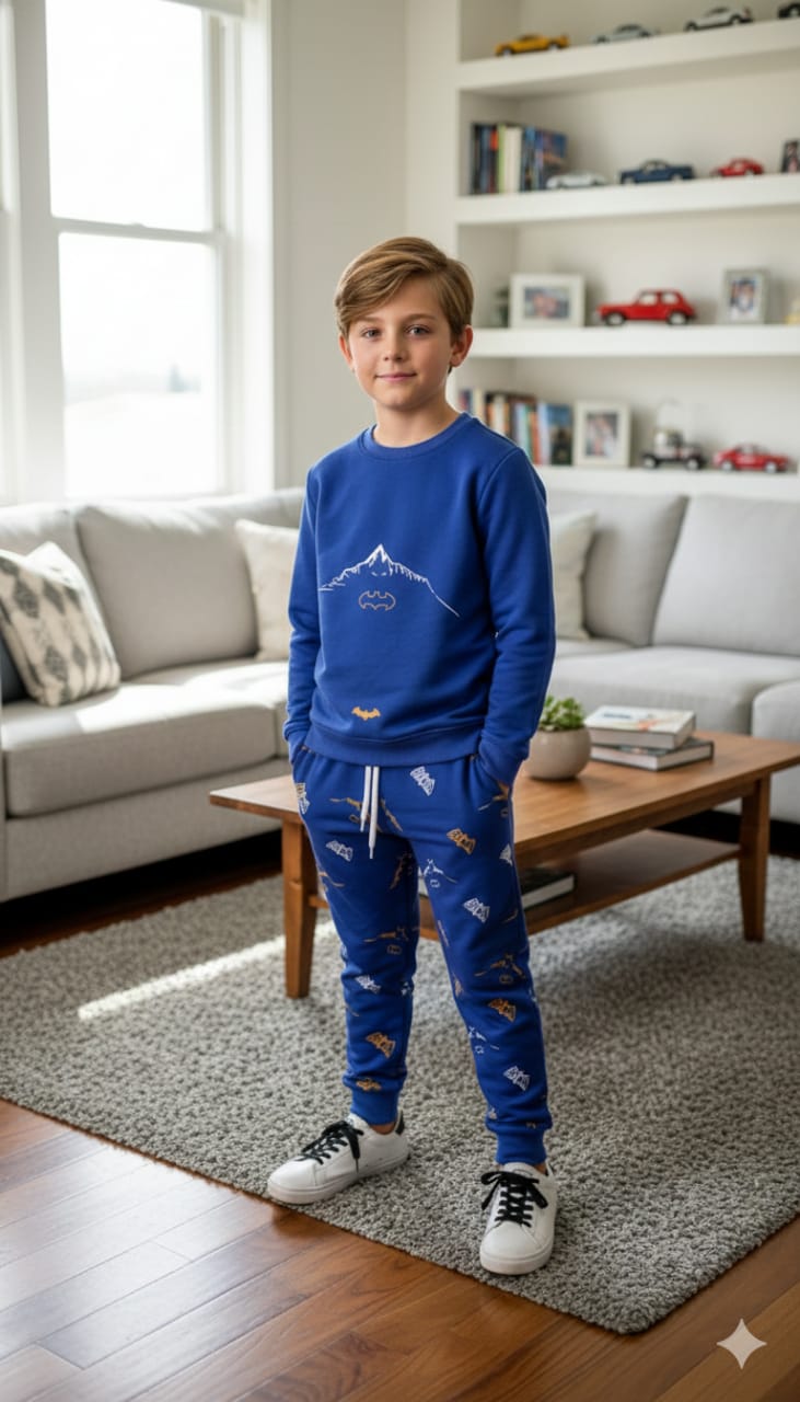 Batman Royal Blue Track-suit Boys