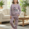 Rabbit Trio Embroidery Falsa Track-suit Girls ( R-324 )