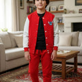 Stitch Icon Red Baseball Track-Suit Boys ( R-185 ) ( Factory )