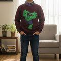 Hulk Chocolate Double Sweatshirt Boys ( R-53 )