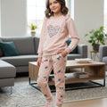 Un Amour Peach Track-suit Girls ( Factory )