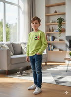 BB Logo Parrot Sweatshirt Boys ( R-79 ) ( Factory )