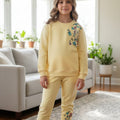 Right Side Embroidery Lemon Track-Suit Girls ( Factory )