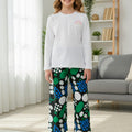 Rainbow Logo White T-Shirt & Flapper Girls ( R-468 )