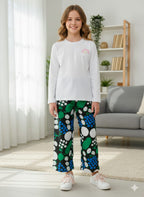 Rainbow Logo White T-Shirt & Flapper Girls ( R-468 )