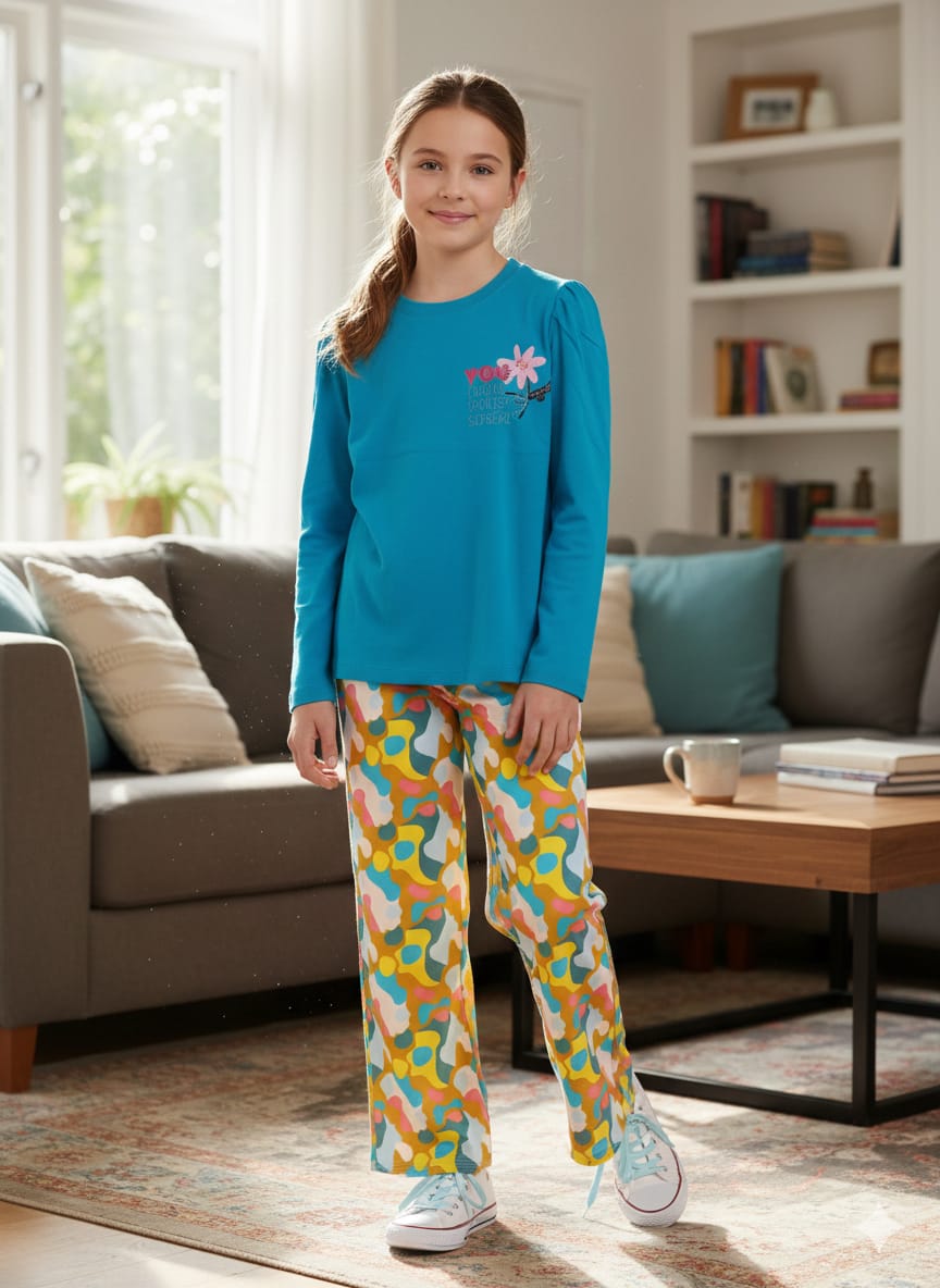 You Look Pretty Ferozi T-Shirt & Flapper Girls