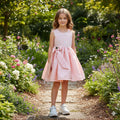 Fancy Peach Frock Girls ( R-442 )