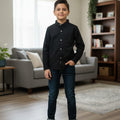 Simple Black Casual Shirt Boys(R 370)