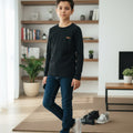 Back Bencher Logo Full Sleeve Navy T-Shirt Boys(R 369)