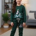 Doll with Bicycle  Embroidery track suit- Girls ( R-25,88 )