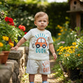 Little Dude Cream Nicker Suit New Born(R-240)