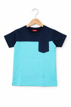 Navy Penal Sky T-shirt- Boys(R-299)