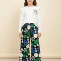 Doll Print White T-Shirt & Flapper Girls ( R-539 )