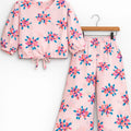 Multi Cherry Full Sleeve Baby Pink Skate Fish Girls ( R-339 )