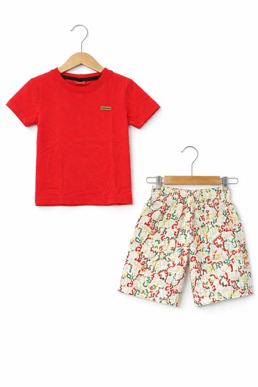 Simple Red Cotton Nicker Suit Boys ( R-306-314 )