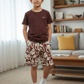 Simple Mahroon Cotton Nicker Suit Boys (R-400 )