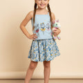Dance Doll Sky Skirt Suit Girls ( R-533 )
