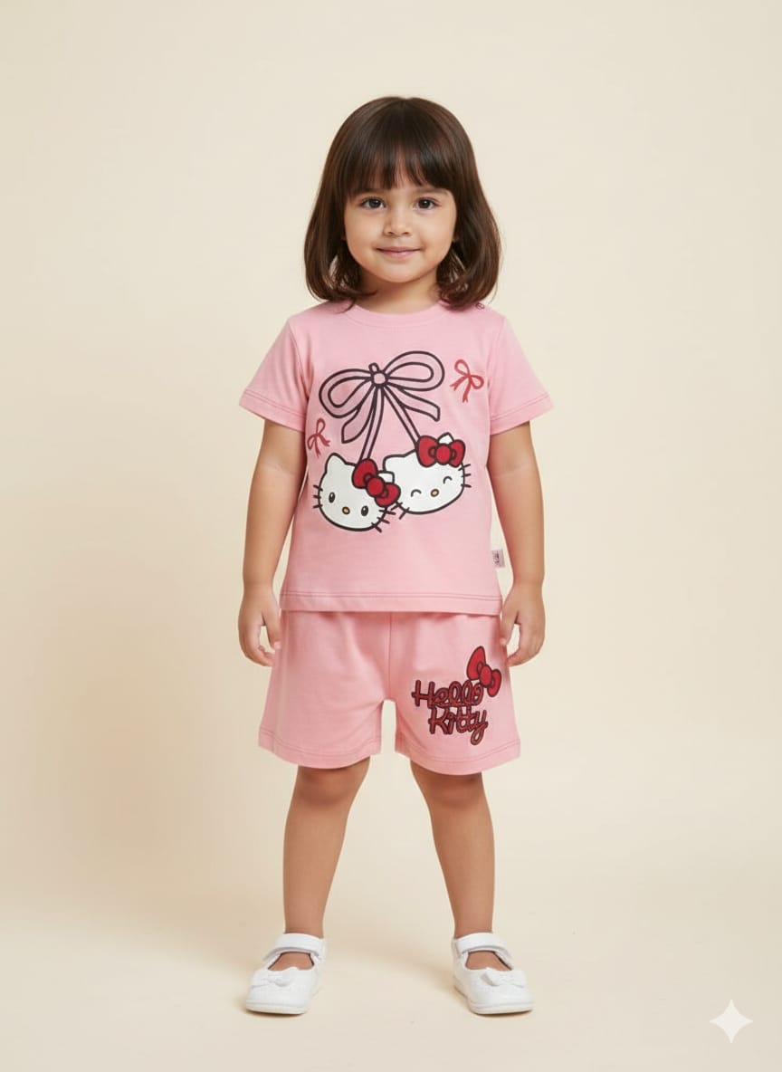 Hello Kitty Pink Nicker Suit New Born ( R-312 )