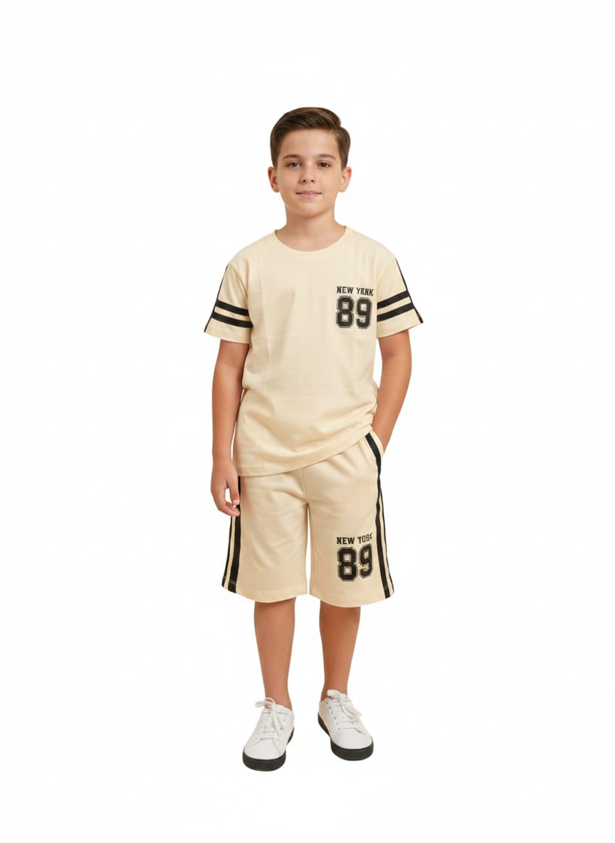 New York 89 Cream Nicker Suit Boys ( R-512 )