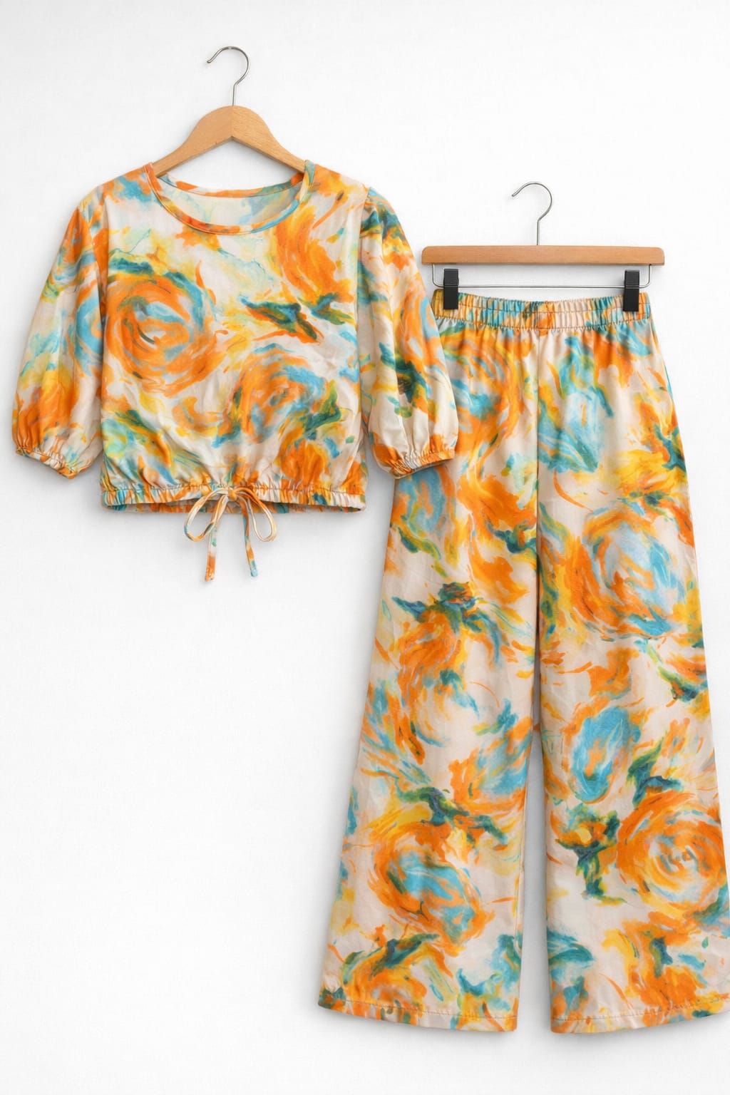 Orange Shade Full Sleeve Cream Skate Fish Girls