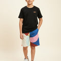 Simple Black Cotton Nicker Suit Boys ( R-476 )