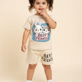 Best Friend Cream Nicker Suit New Born ( R-245 )