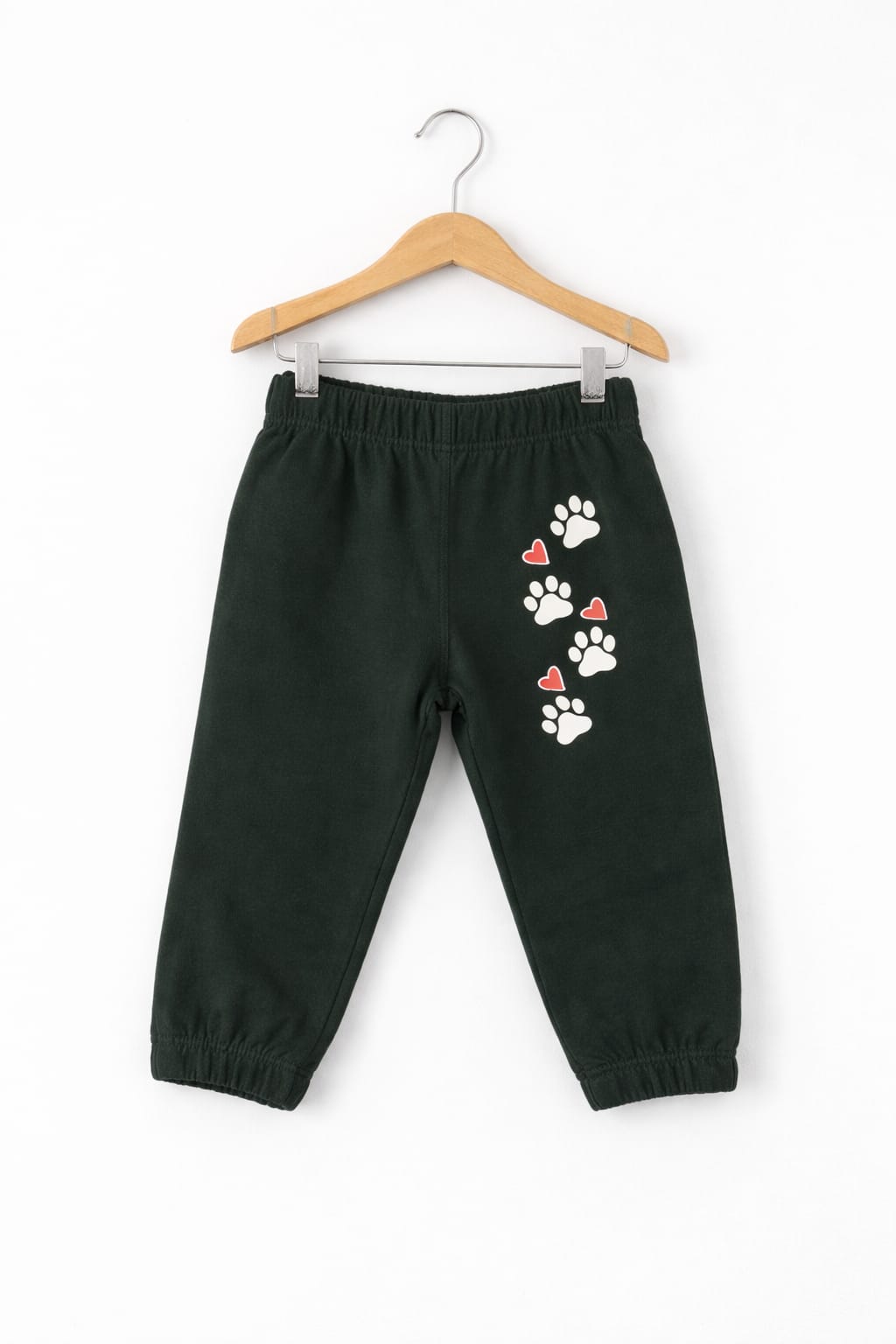 Cute Paws Black Cargo Trouser Girls ( R-491 )