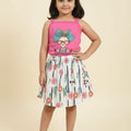 Summer Time Pink Skirt Suit Girls ( R-529 )