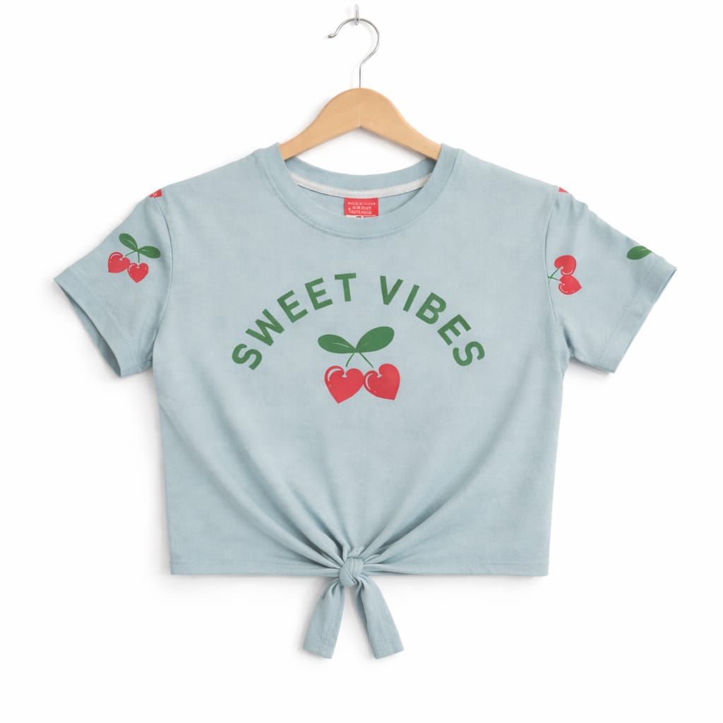 Sweet Vibes Sky T-shirt- Girls ( R-85,429 )