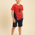 Spiderman Print Black Nicker Suit Boys ( R-486 )