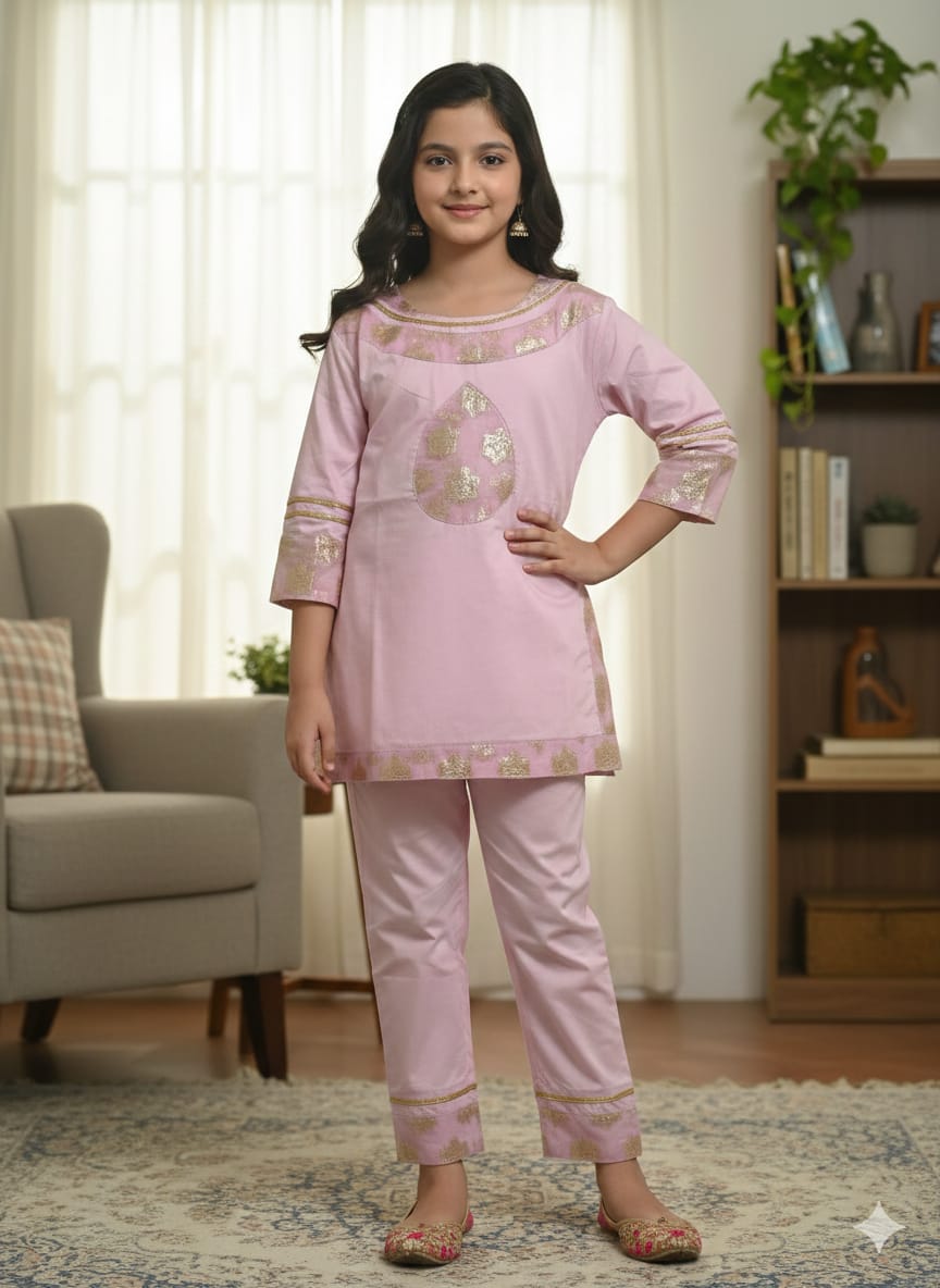 Tila Arms & Bottom Baby Pink Pairs Girls