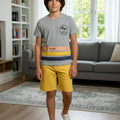 Beach California Oatmeal Yellow  Nicker Suit Boys ( R-305 )