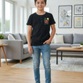 Beach Friend Black T-Shirt Boys ( R-345 )